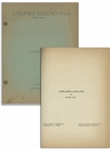 Moe Howards Personally Owned Script for the 1945 Three Stooges Film Booby Dupes